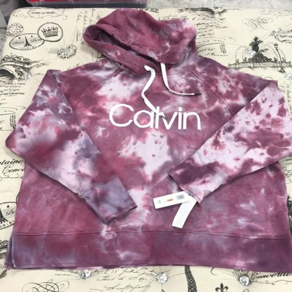 Calvin Klein Performance Tie-Dyed Active Hoodie - Picture 2 of 6